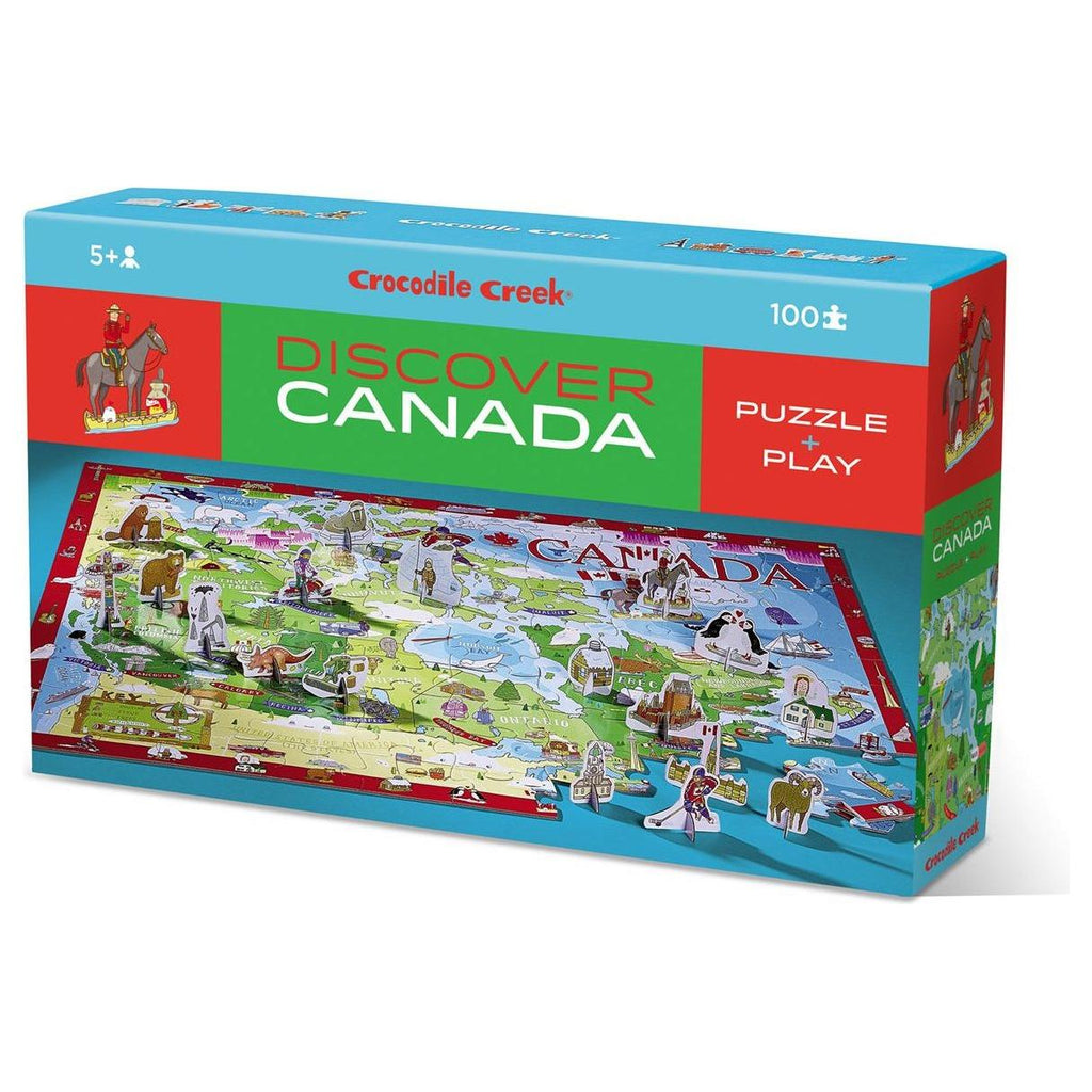 Crocodile Creek Puzzle 100 Piece Learn & Play Canada