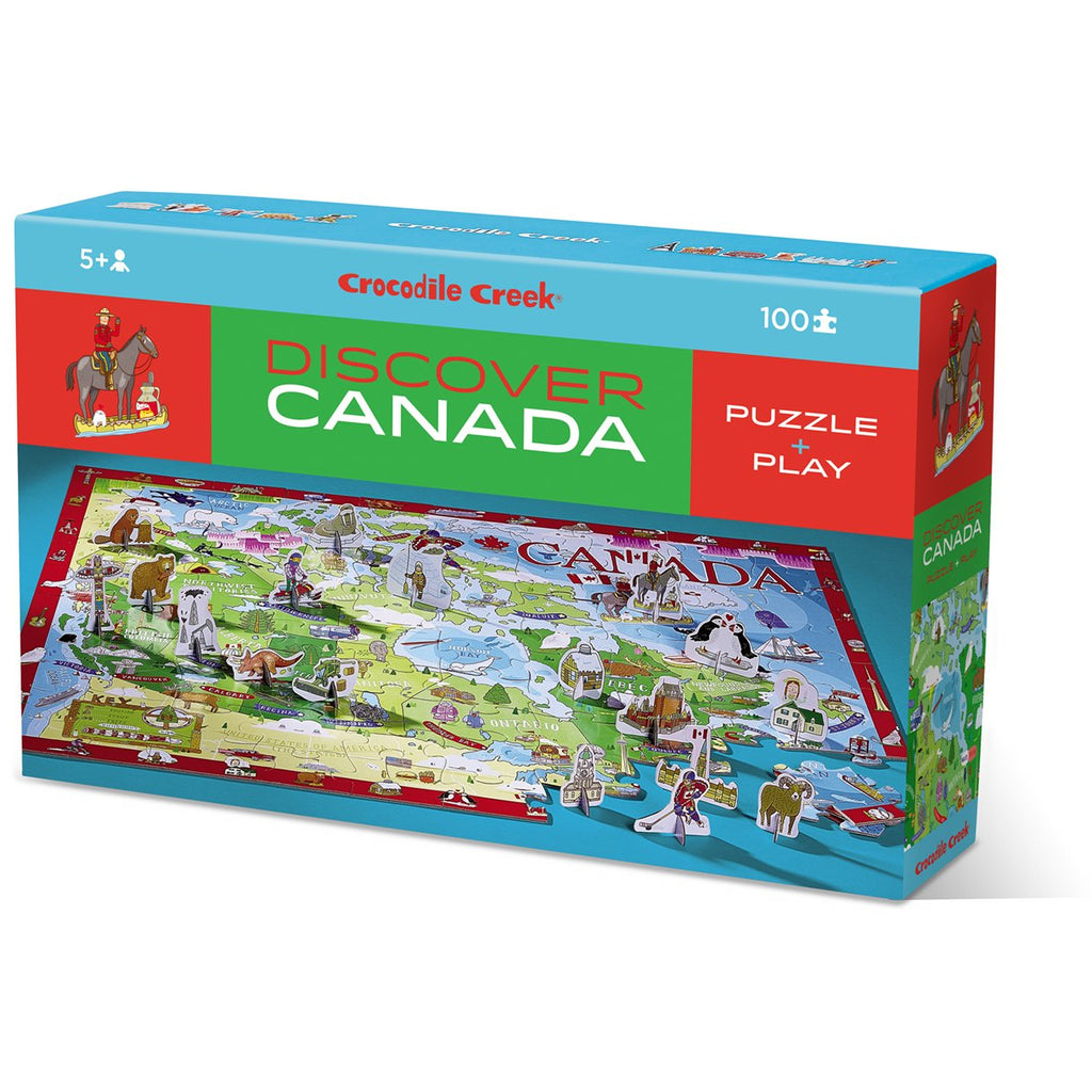 Crocodile Creek Puzzle 100 Piece Learn & Play Canada