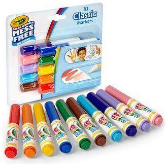 Crayola Colour Wonder Classic Mini Markers 10 Pack