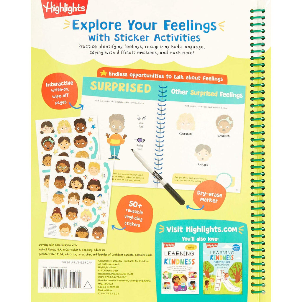 Learning Kindness My Feelings Sticker Book