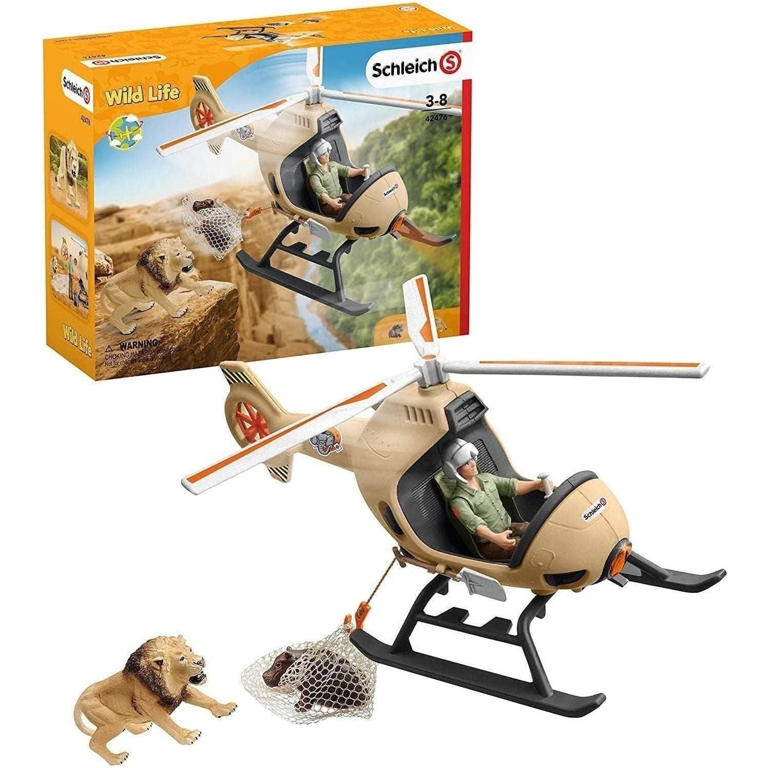 Schleich Wild Life Animal Rescue Helicopter The Rocking Horse Toys