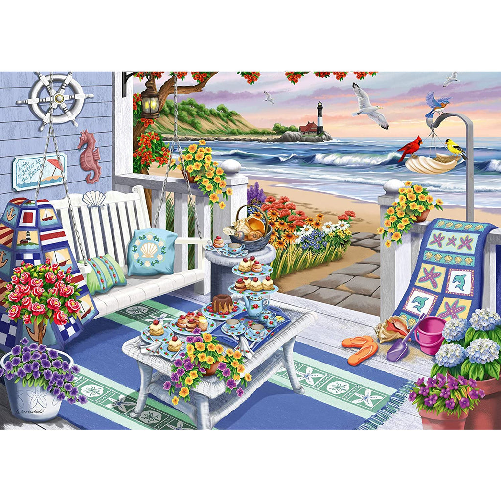 Ravensburger 300 Piece Puzzle Large Format Seaside Sunshine 16437 canada ontario