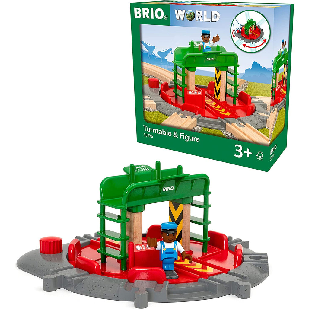 BRIO Train Turntable & Figure 33476