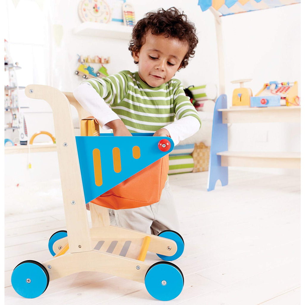 E3123 Hape Wooden Shopping Cart