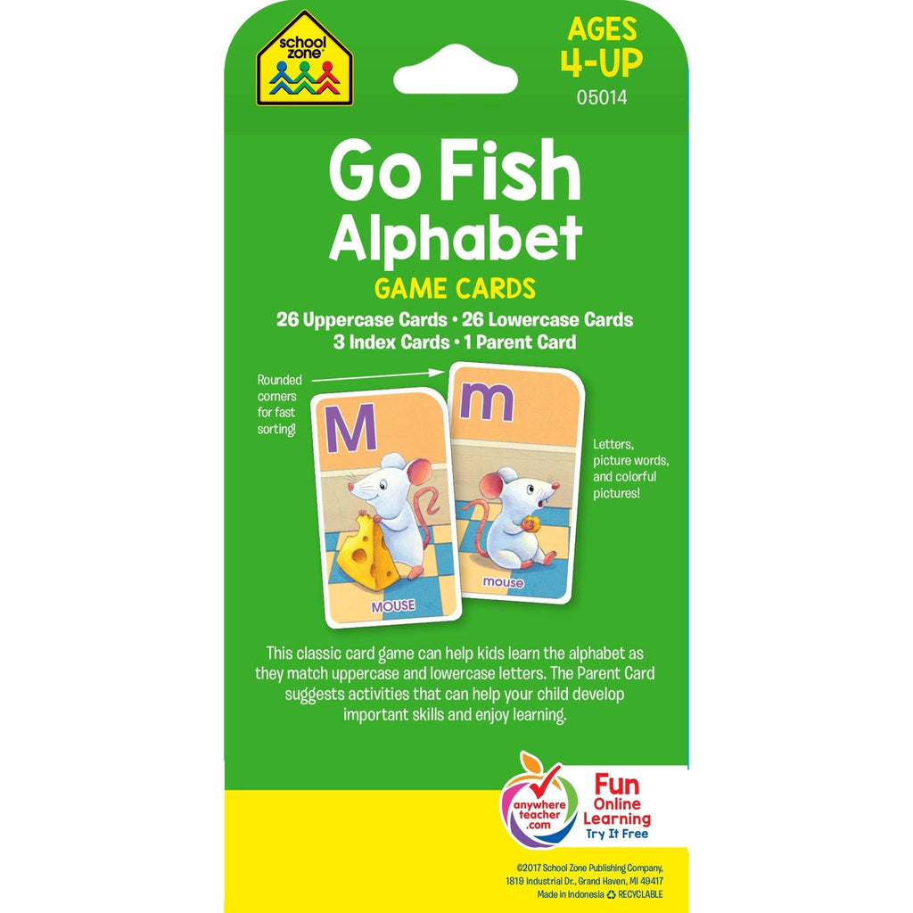 Go Fish Alphabet Flash Cards canada ontario