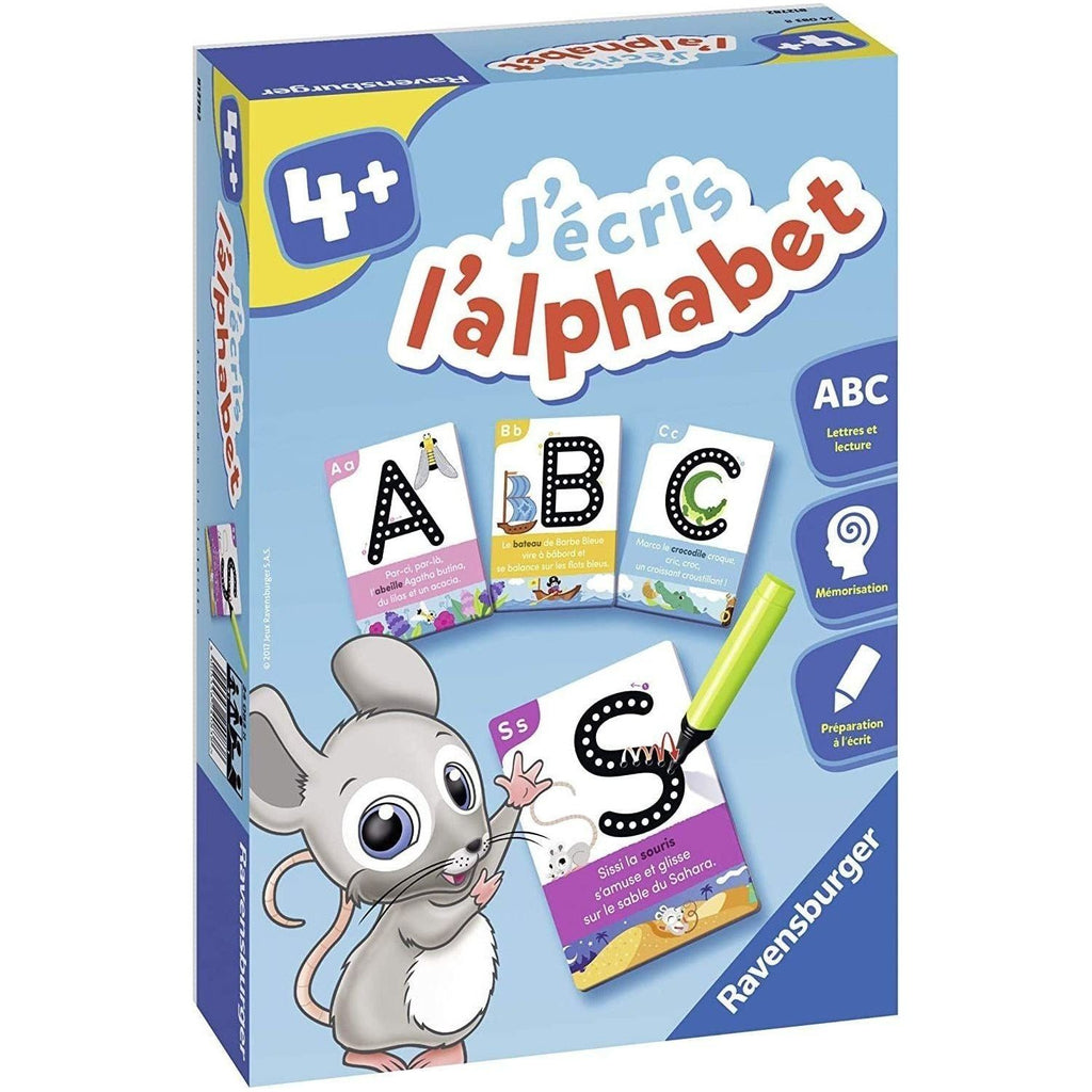 Ravensburger J'écris L'alphabet French Game 24083 canada ontario 