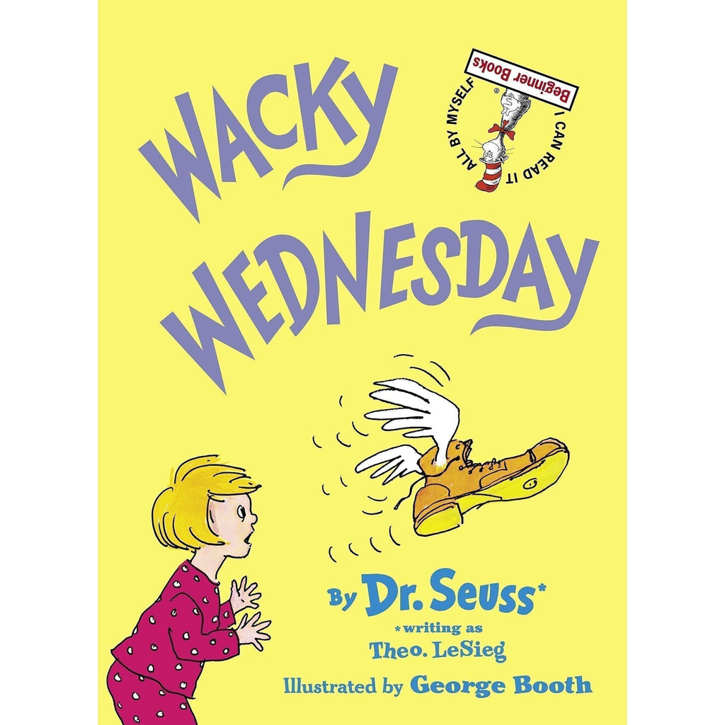 Dr. Seuss Wacky Wednesday ISBN: 9780394829128 yellow book hardcover