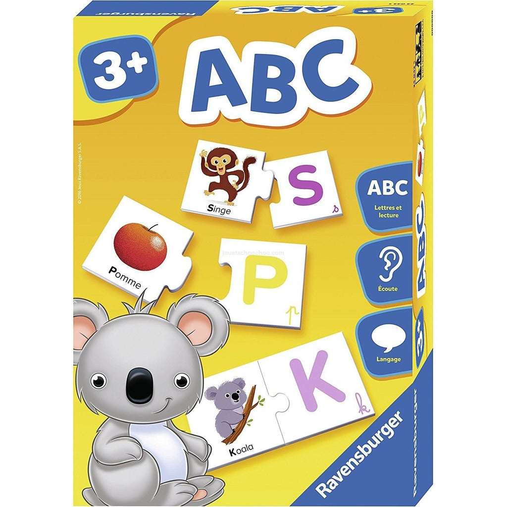 Ravensburger ABC French Puzzle Game canada ontario francais