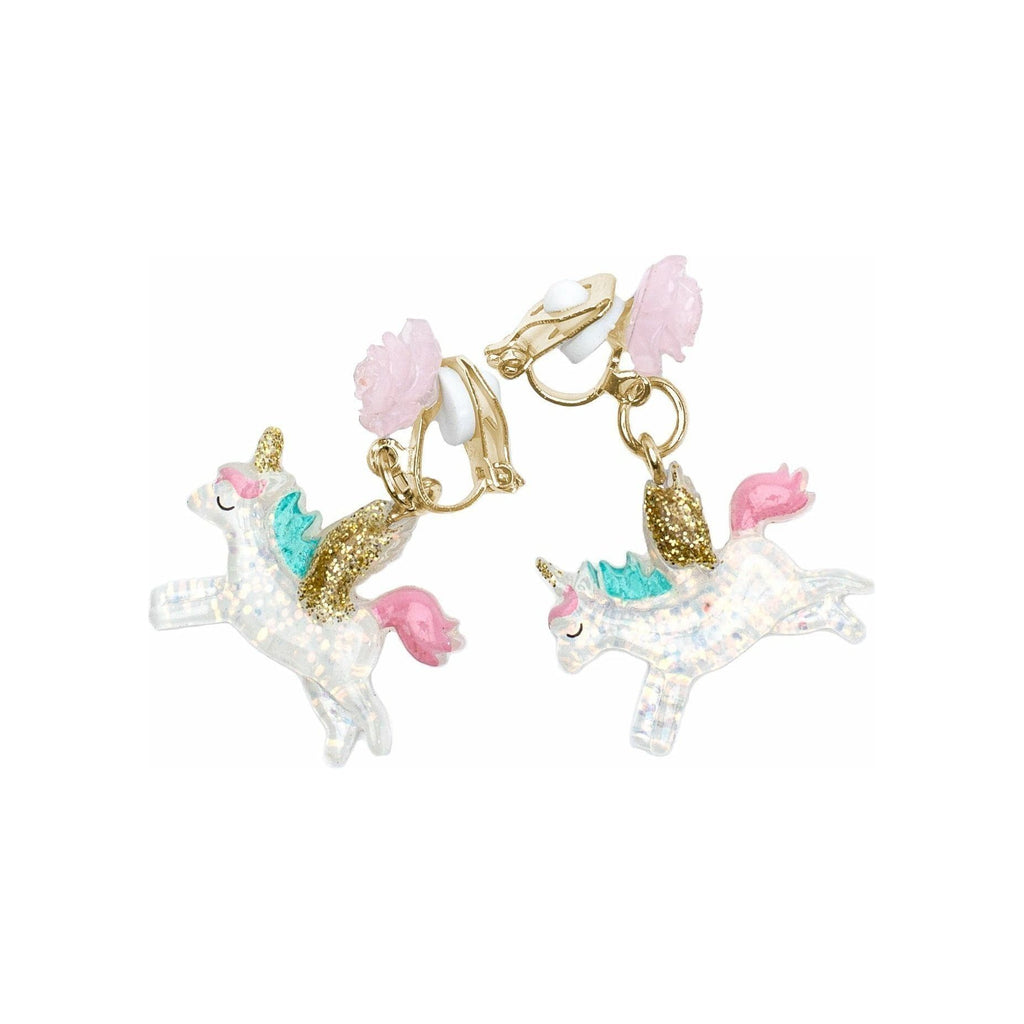 Great Pretenders Clip On Earrings Unicorn