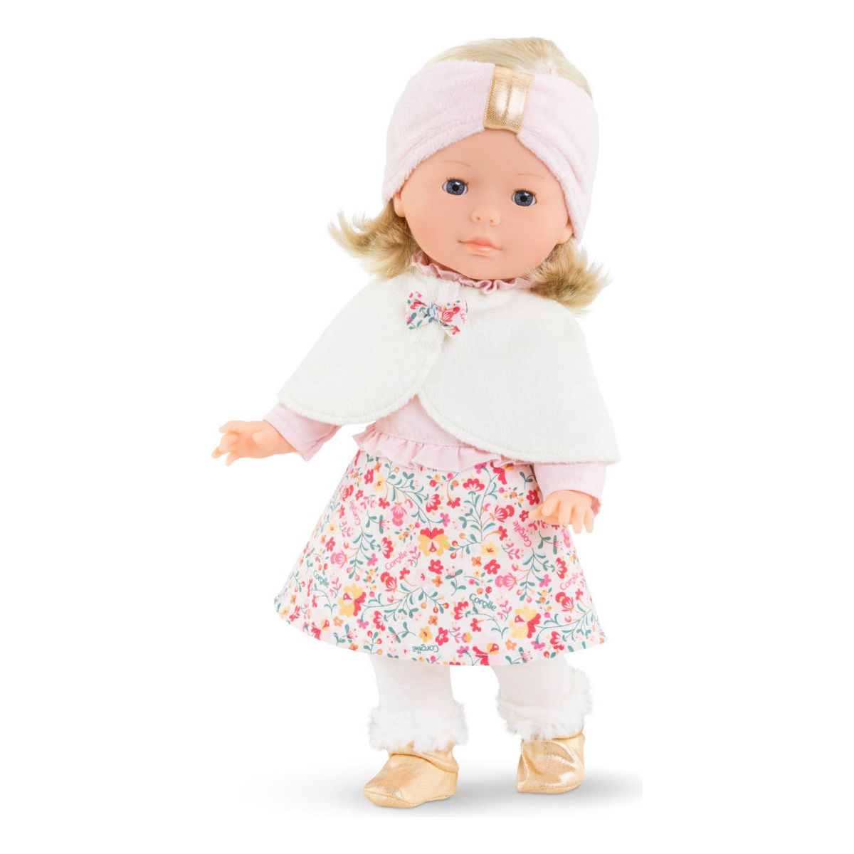Wrap Dress and Headband for Corolle Girl 28 Cm, Clothes for Corolle Girl  Doll, Dress, Corolle Girl Doll Headband 