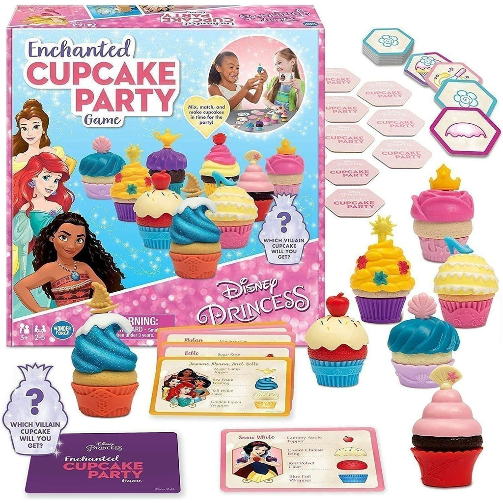 Wonderforge Disney Princess Enchanted Cupcake Party Game