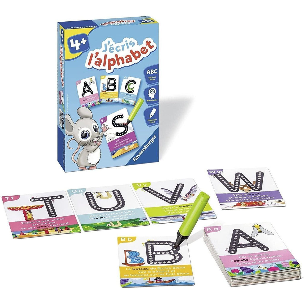 Ravensburger J'écris L'alphabet French Game 24083 canada ontario 