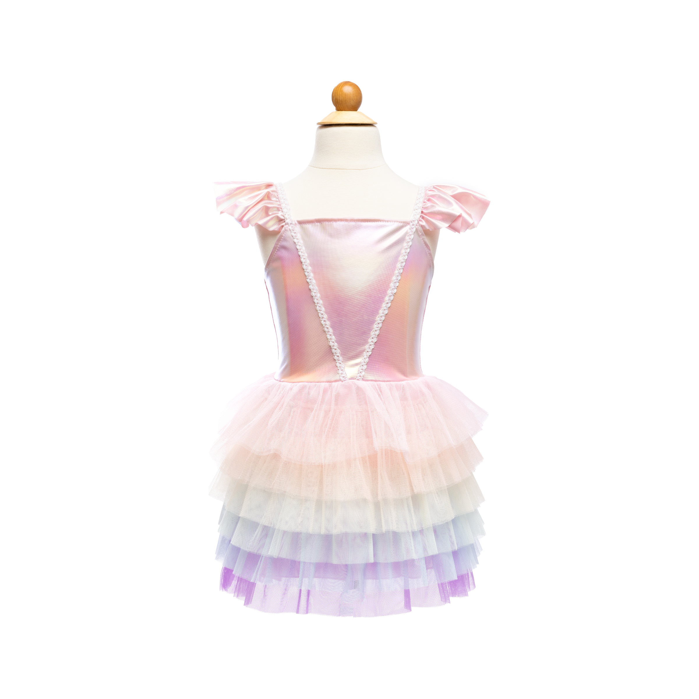 Great Pretenders Rainbow Ruffle Tutu Dress Size 5 6 The Rocking