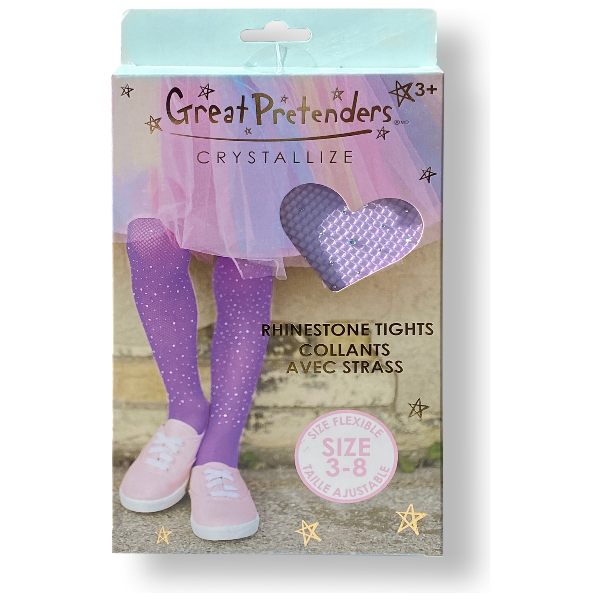 Great Pretenders Rhinestone Tights Light Pink Size 3-8 – The