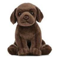 Living Nature Plush Chocolate Labrador Puppy