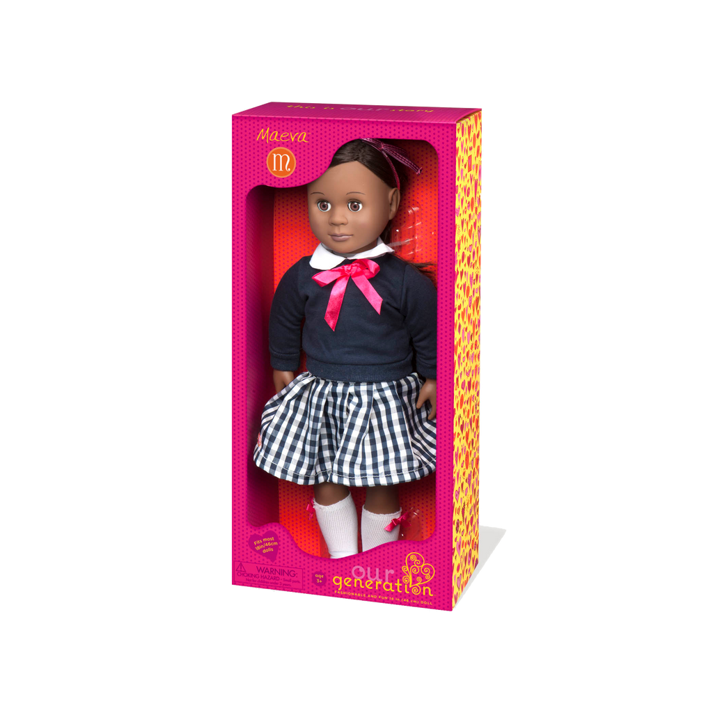Our Generation 18" Doll Maeva the Schoolgirl