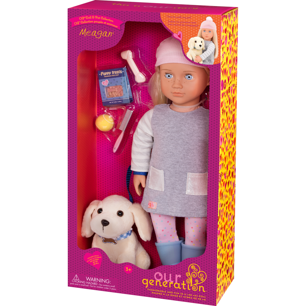 Our Generation 18" Doll Pet Collection Meagan canada ontario
