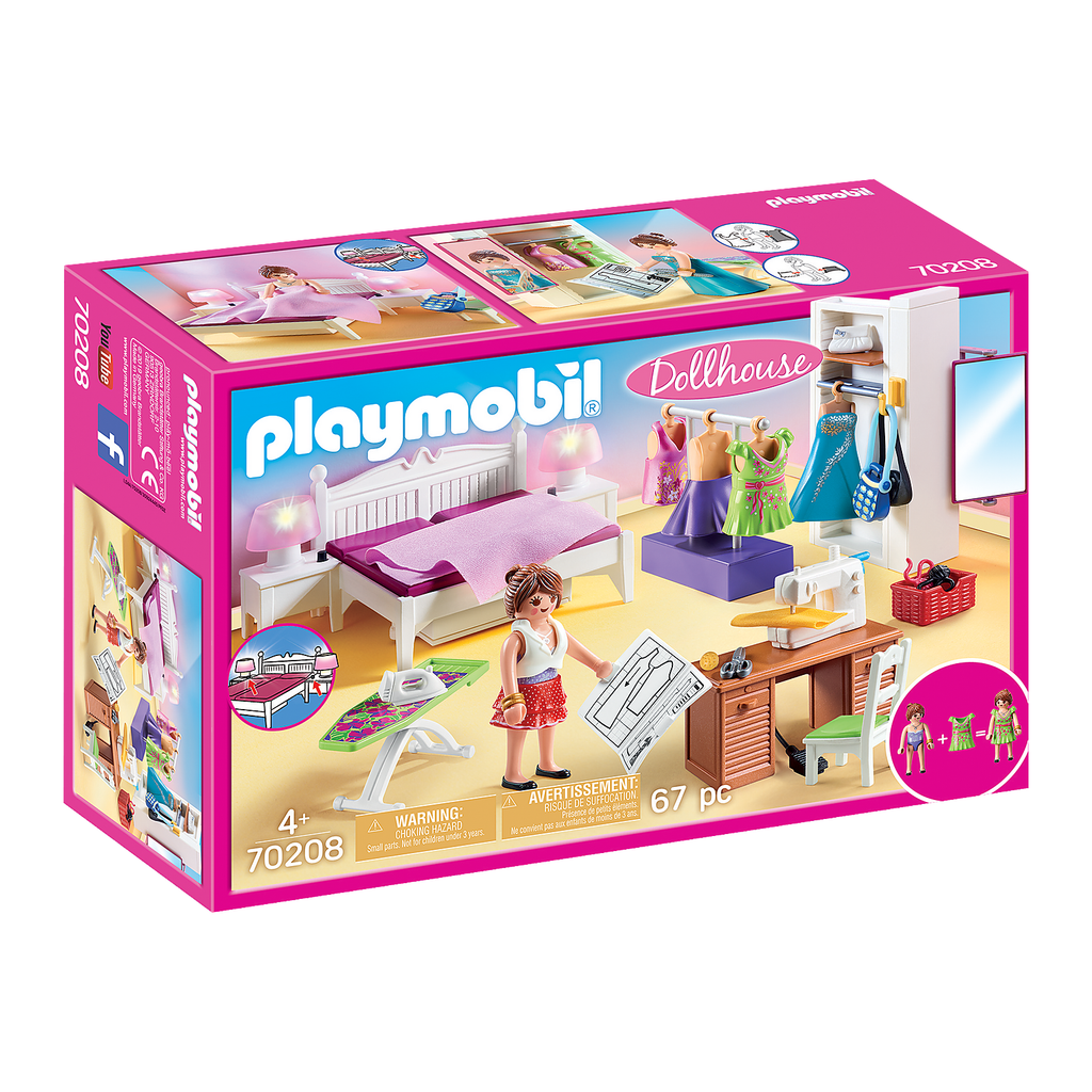 Playmobil Dollhouse Bedroom with Sewing Corner 70208 canada ontario