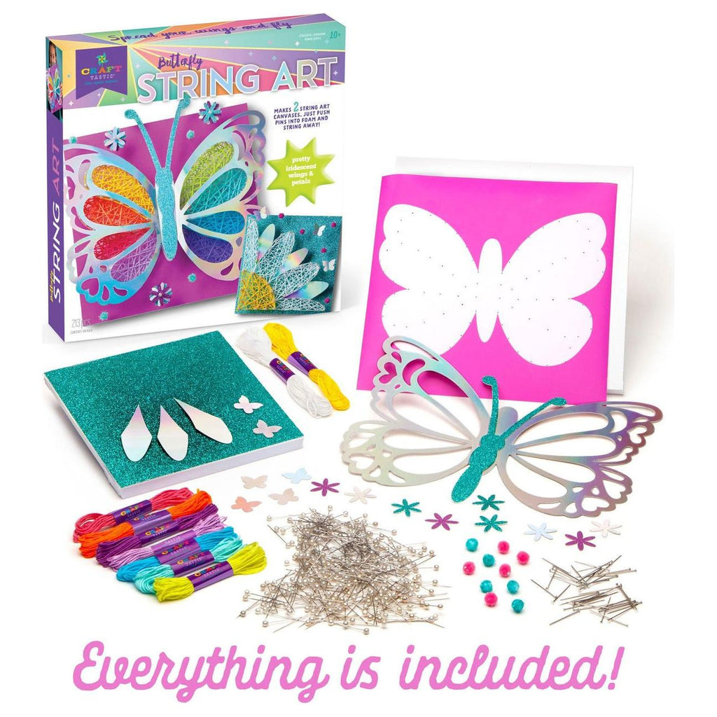 Ann Williams Craft-tastic: Butterfly String Art