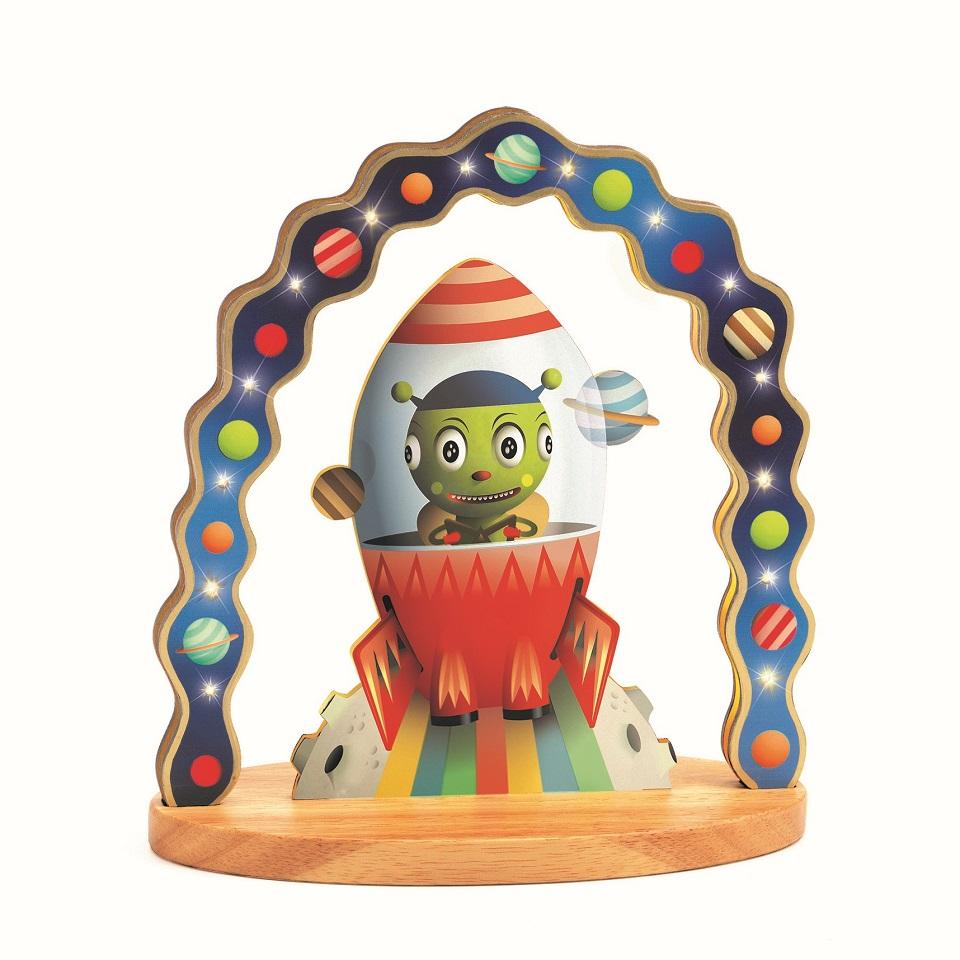 djeco wooden night light mister zinzin space spaceship galaxy outerspace canada ontario