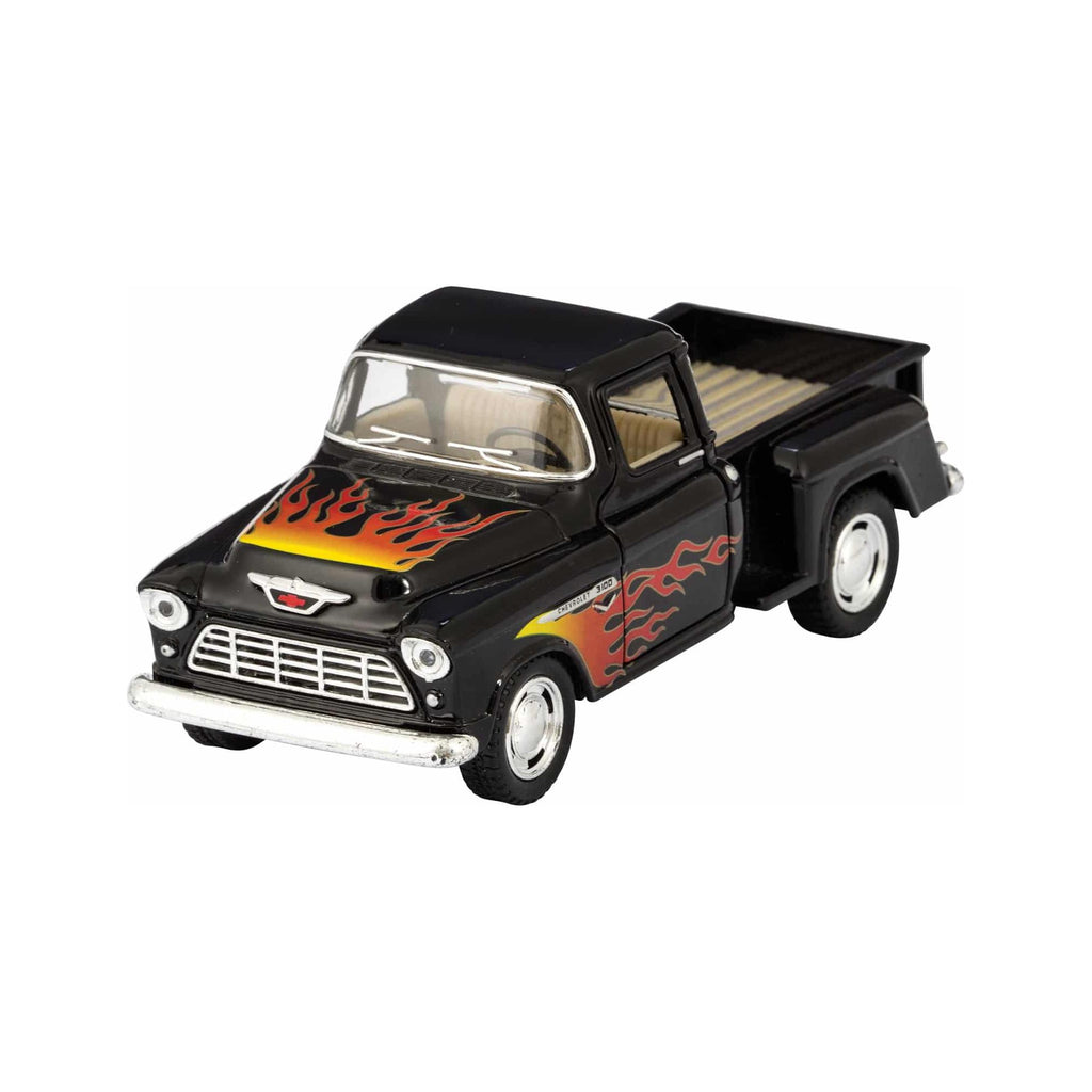 Die Cast Pull Back 1955 Chevy Pick Up with Flames canada ontario