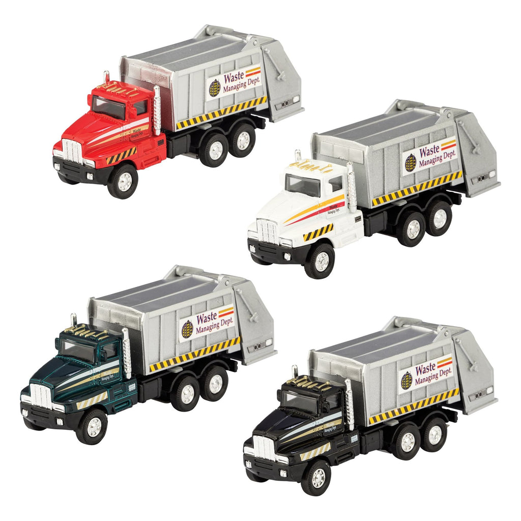Die Cast Pull Back Garbage Truck sanitation waste management canada ontario