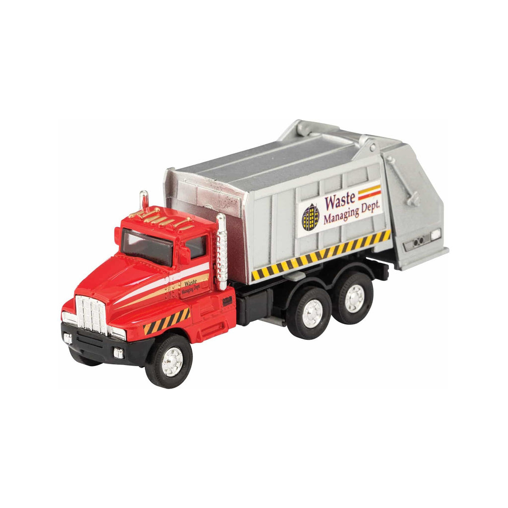 Die Cast Pull Back Garbage Truck sanitation waste management canada ontario