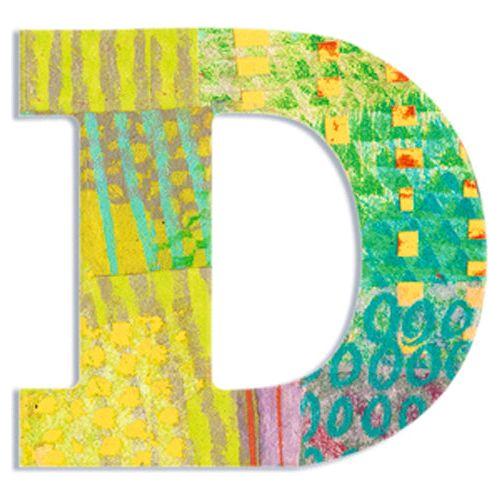 Djeco Peacock Wooden Letter D canada ontario