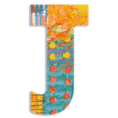 Djeco Peacock Wooden Letter J canada ontario
