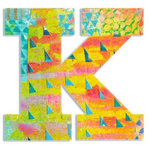 Djeco Peacock Wooden Letter K canada ontario