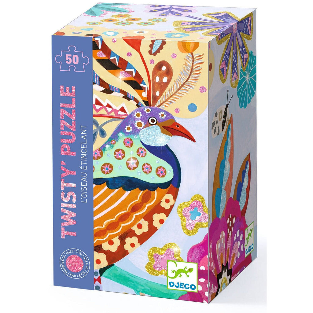 Djeco 50 Piece Giant Puzzle Sparkling Bird