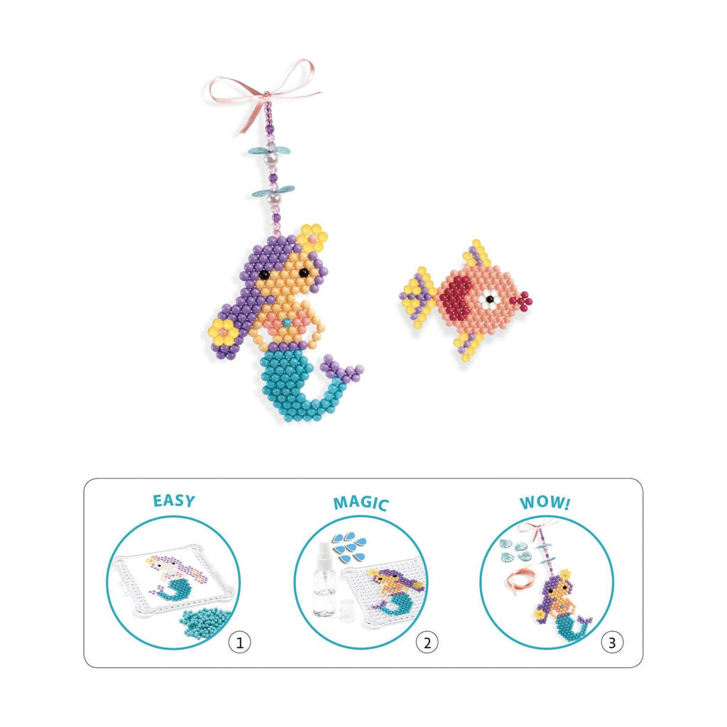 Djeco Artistic Aqua Sea Charm mermaid fish seahorse canada ontario craft art