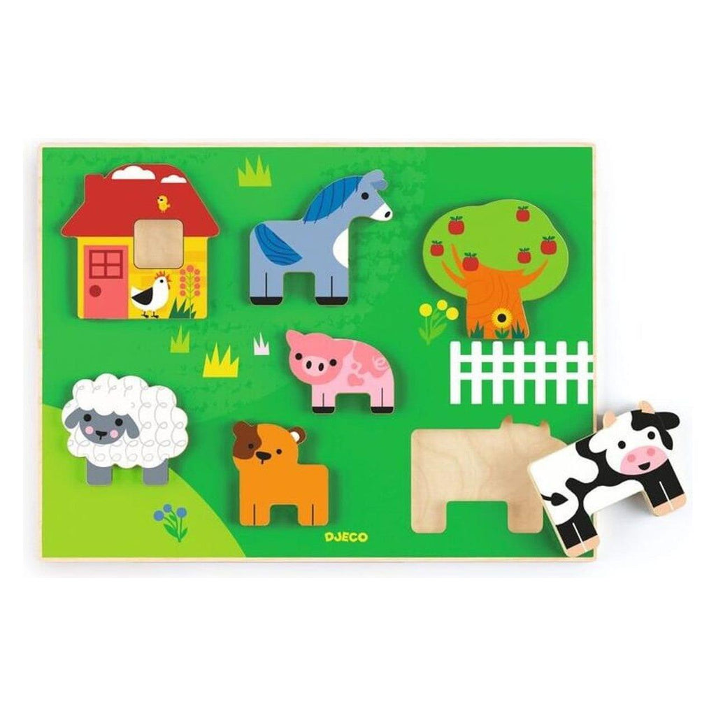 Djeco Wooden Puzzle Farm Story