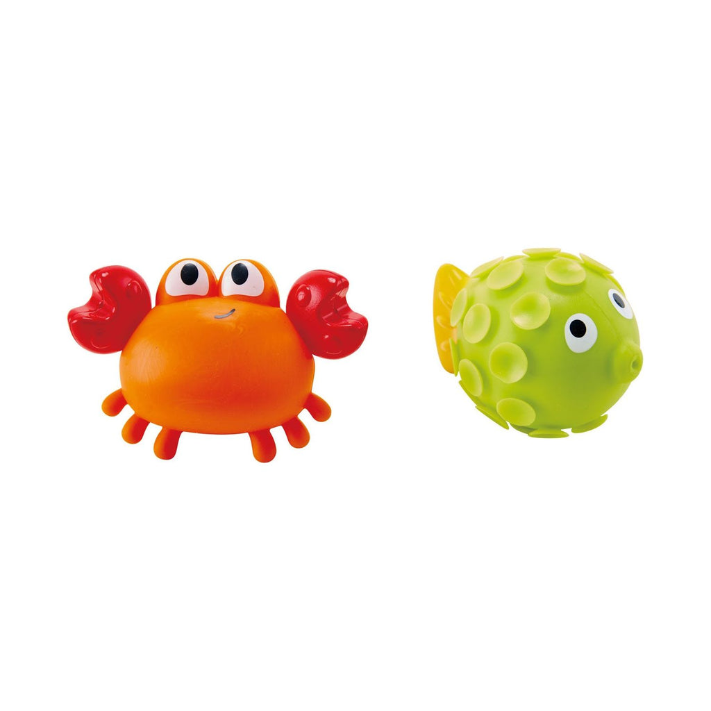Hape Rock Pool Squirters crab puffer fish e0208 canada ontario bath toy 0208