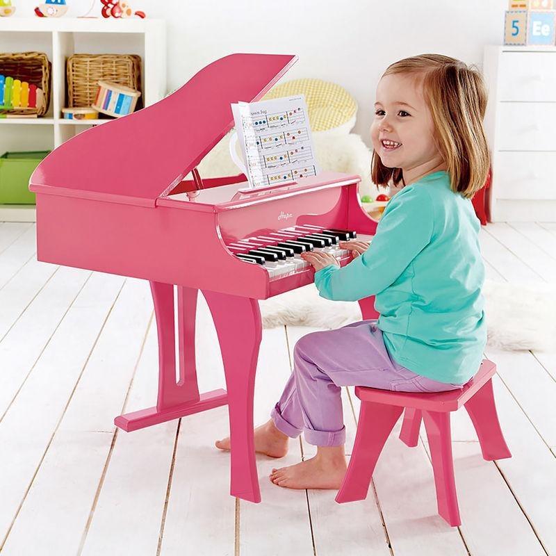 Hape deluxe white grand piano hot sale