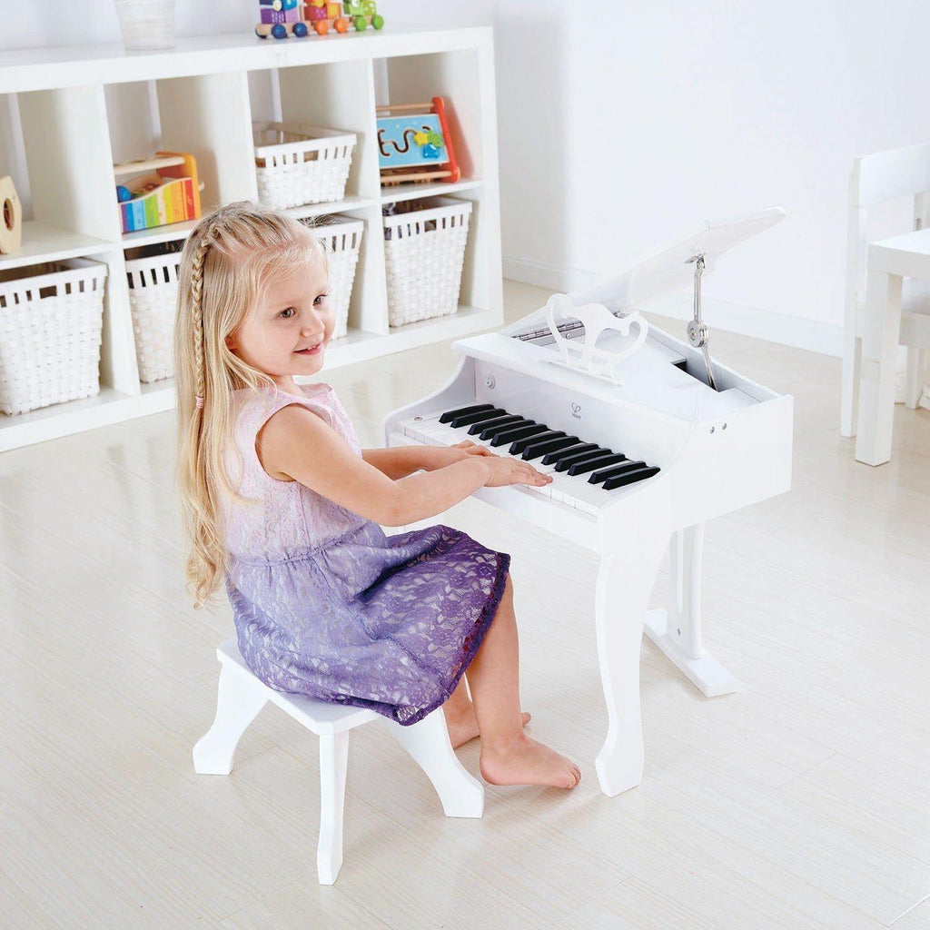 Hape Deluxe Grand Piano White