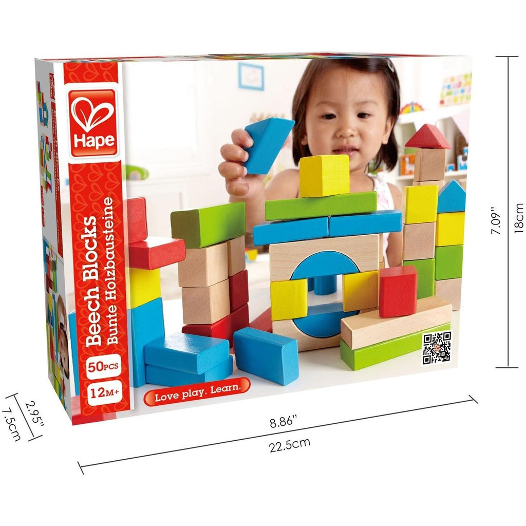 Hape Wooden Maple Blocks