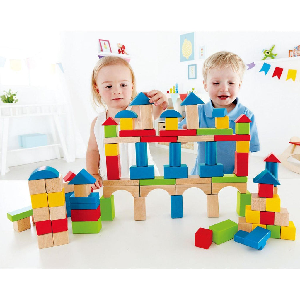 Hape Build Up & Away Blocks E0427 wooden building canada ontario