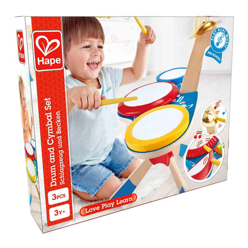 Hape Drum & Cymbal Set e0613 canada ontario