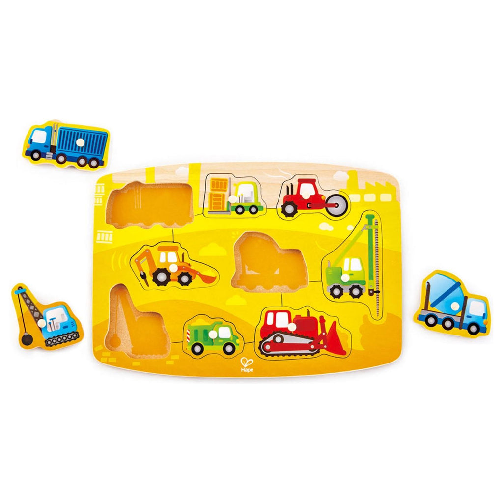 Hape Construction Peg Puzzle e1407