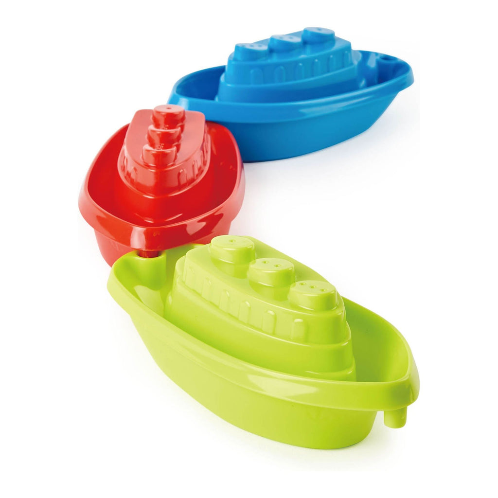 Hape Beach & Bath Boats e4091 canada ontario blue red green