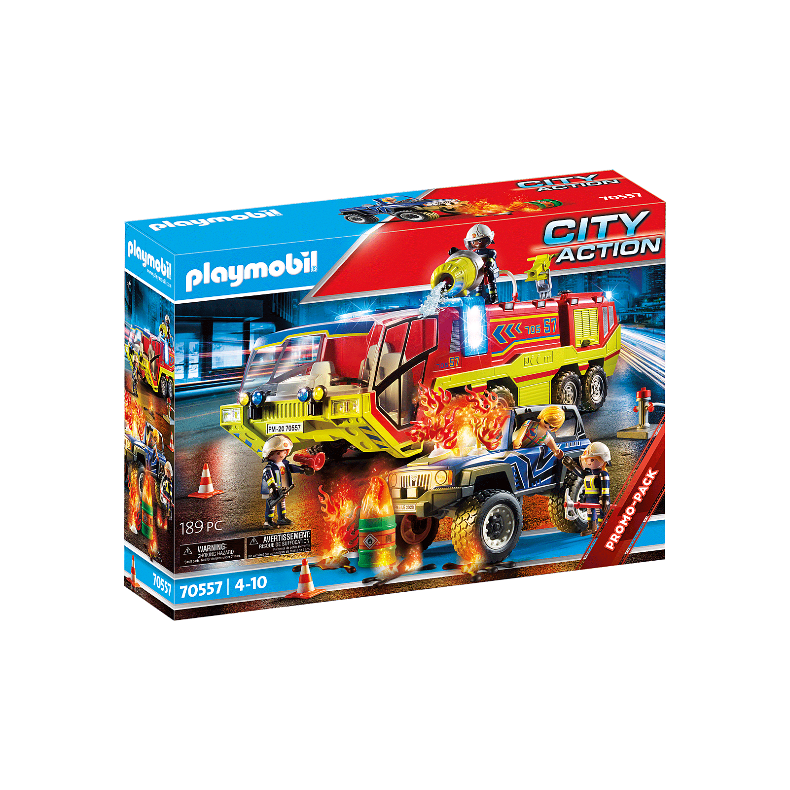 Playmobil City Action Fire Engine with Truck The Rocking Horse Toys