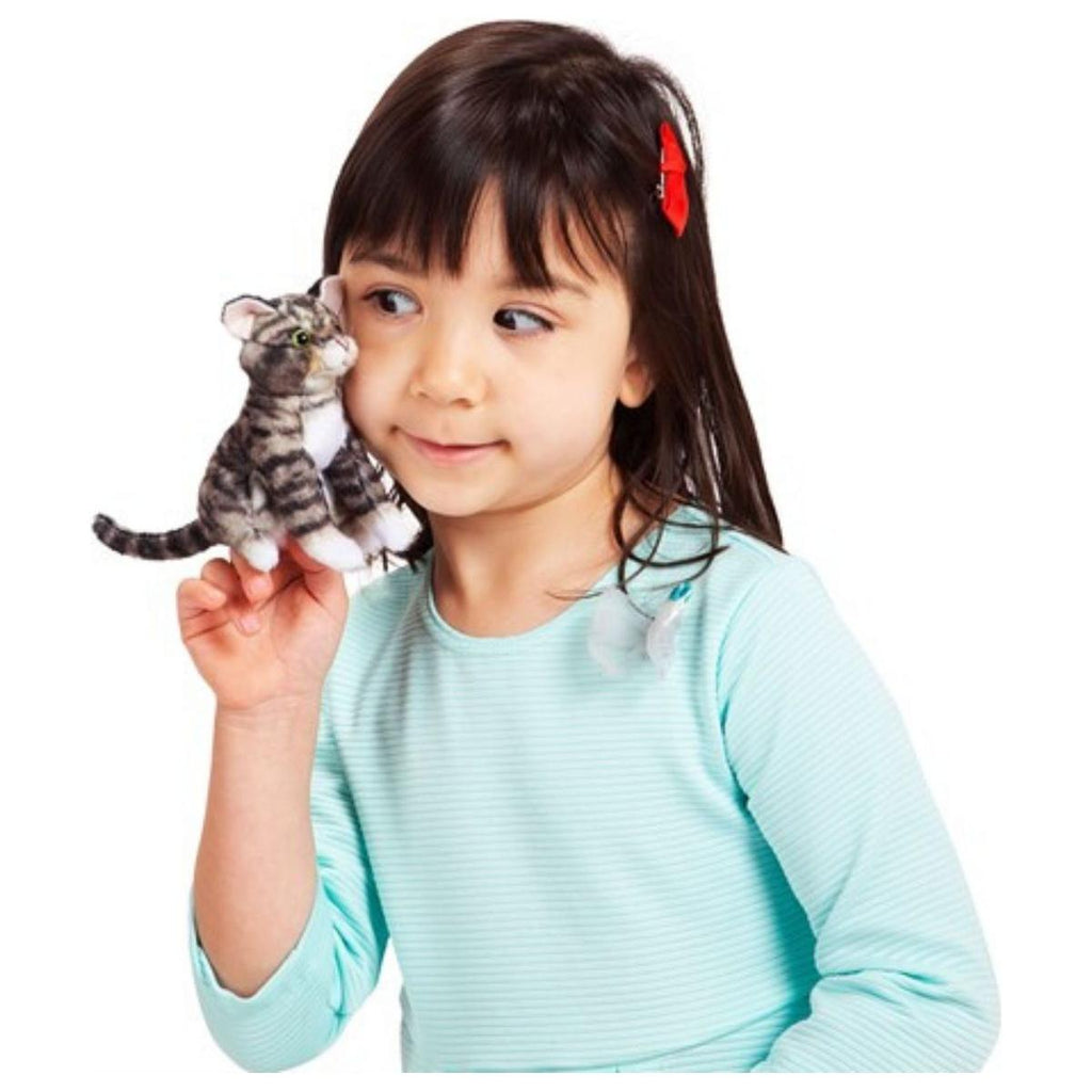 Folkmanis Finger Puppet Tabby Cat 2791
