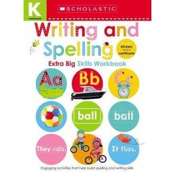Scholastic Workbook Extra Big Skills: Kindergarten: Writing & Spelling canada ontario