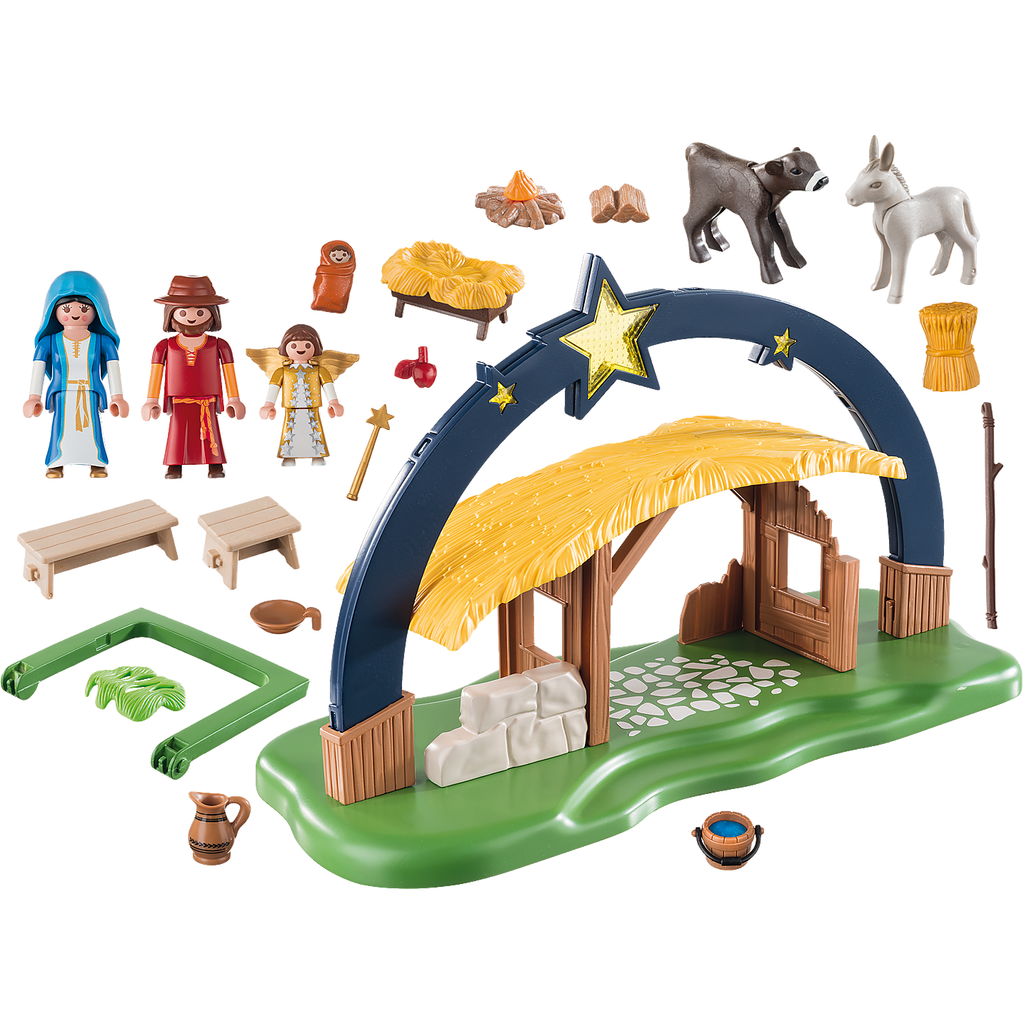 Playmobil Christmas Illuminating Nativity Manger 9494 canada ontario