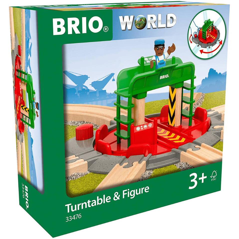 BRIO Train Turntable & Figure 33476