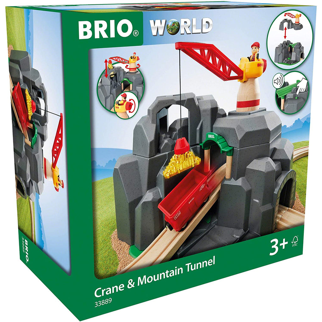 BRIO Crane and Mountain Tunnel 33889
