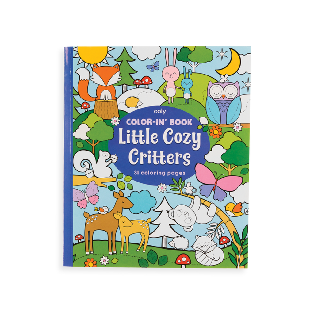 Ooly Colour-in Book: Little Cozy Critters