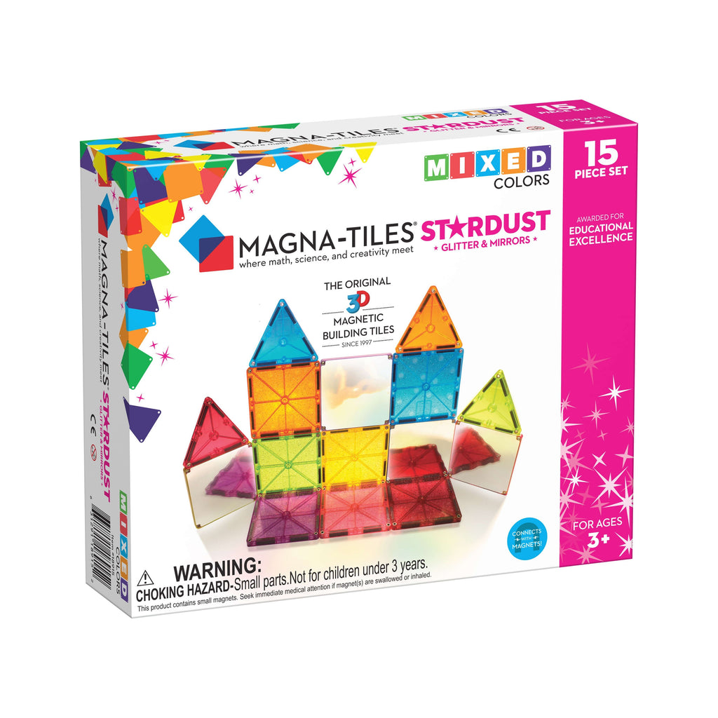 Magna-Tiles Stardust Glitter 15 Piece Set