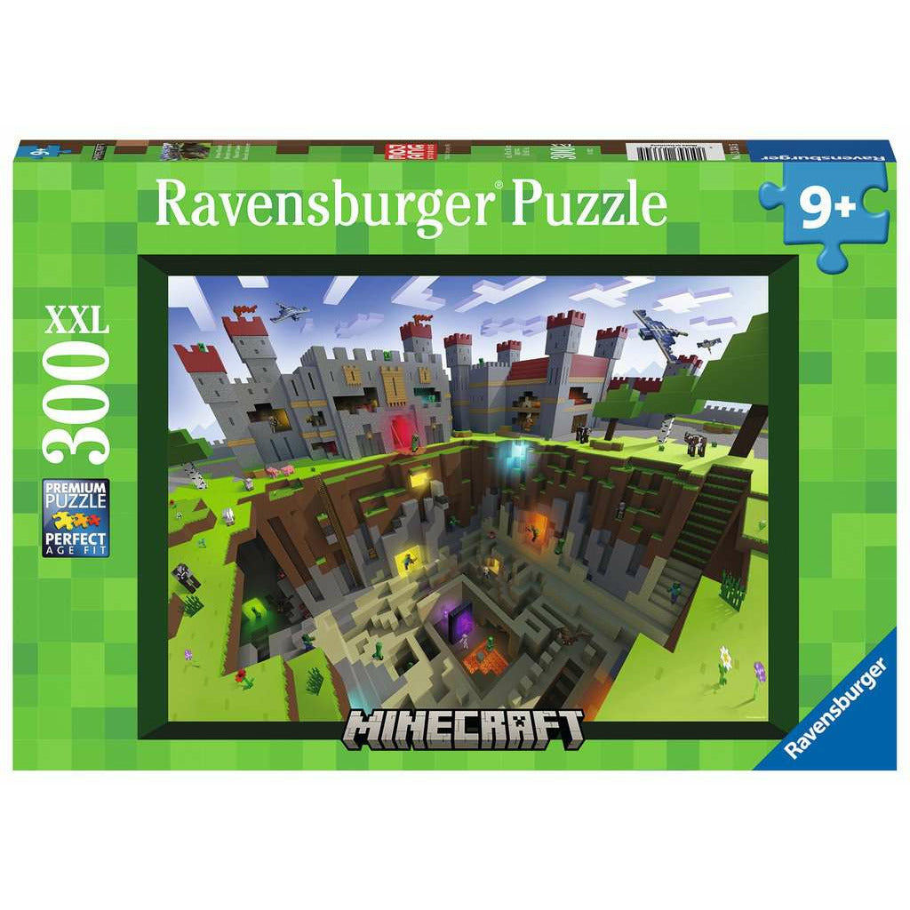 Ravensburger 300 Piece Puzzle Minecraft Cutaway